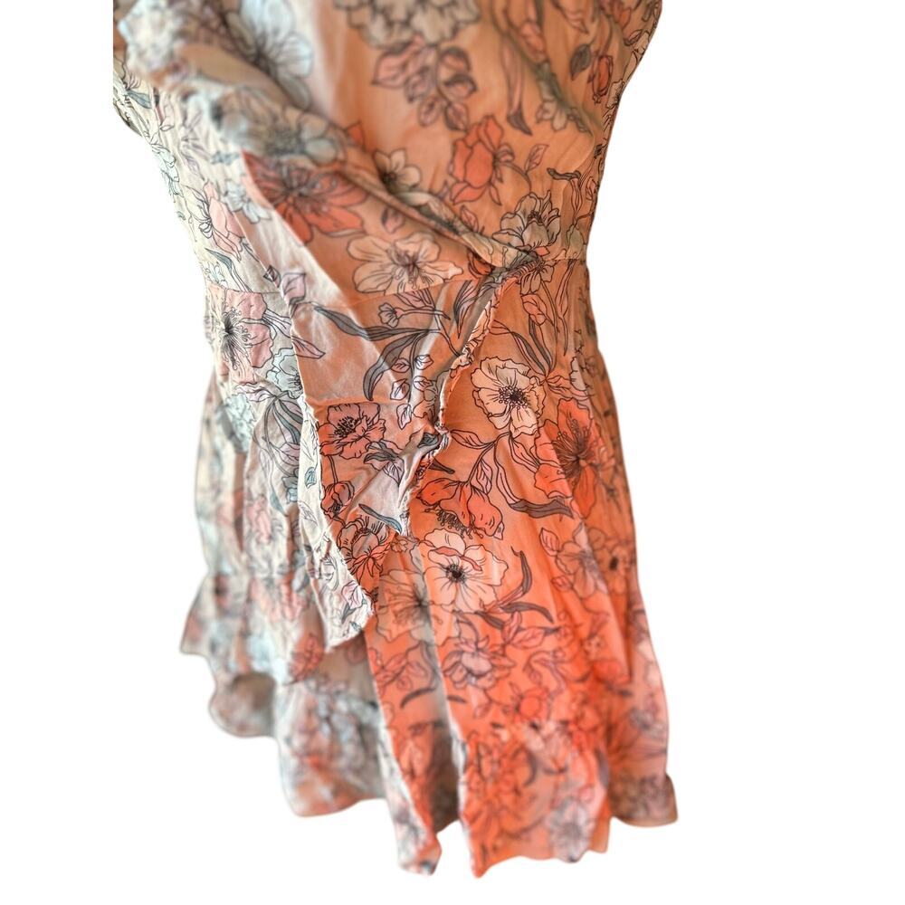 🍁 BUNDLE ONLY - 5/$15  Aeropostale Floral Ditzy Ruffle Mini Dress, Pink, Medium - Picture 3 of 5
